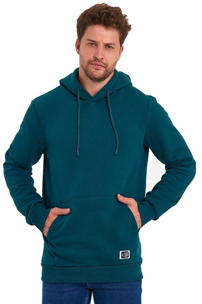 3 Thread Raised Hooded Men's Sweatshirt