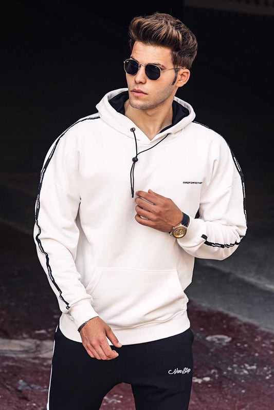 White Hooded Sweatshirt 4721