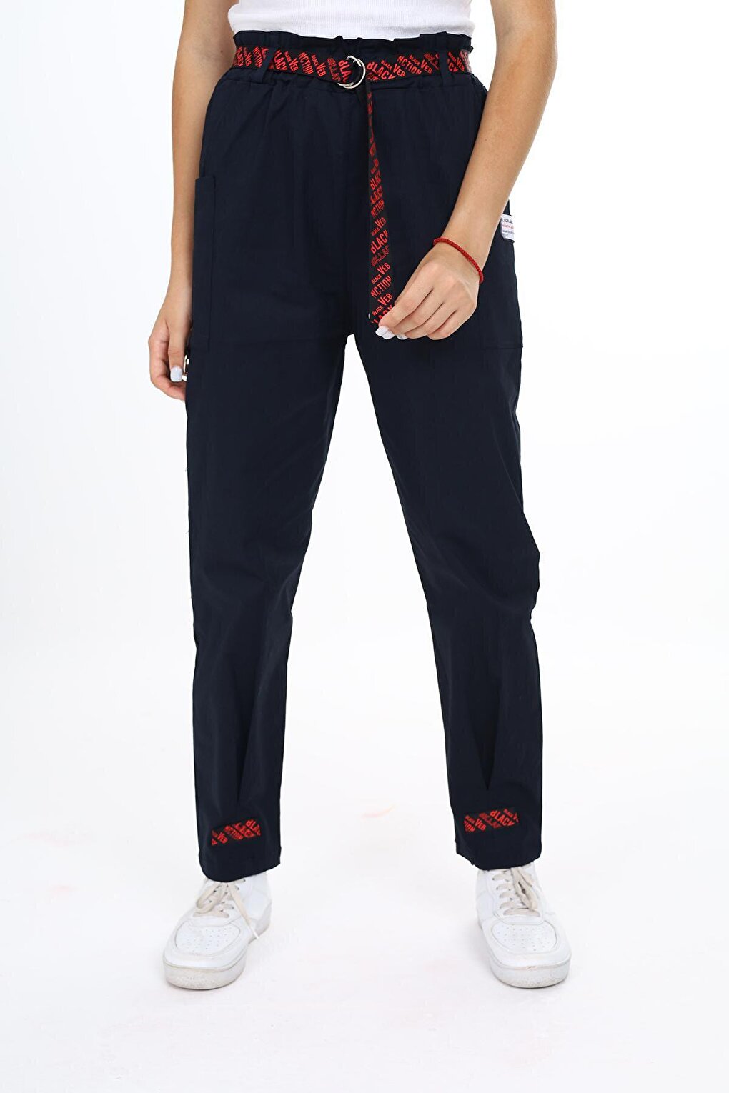 Girl's Embroidered Gabardine Trousers Age 10-16 5310