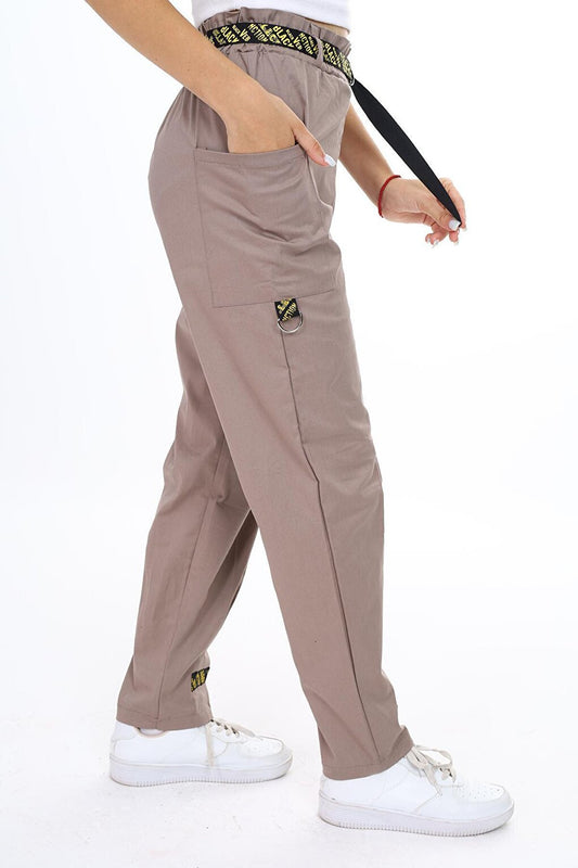 Girl's Embroidered Gabardine Trousers Age 10-16 5310