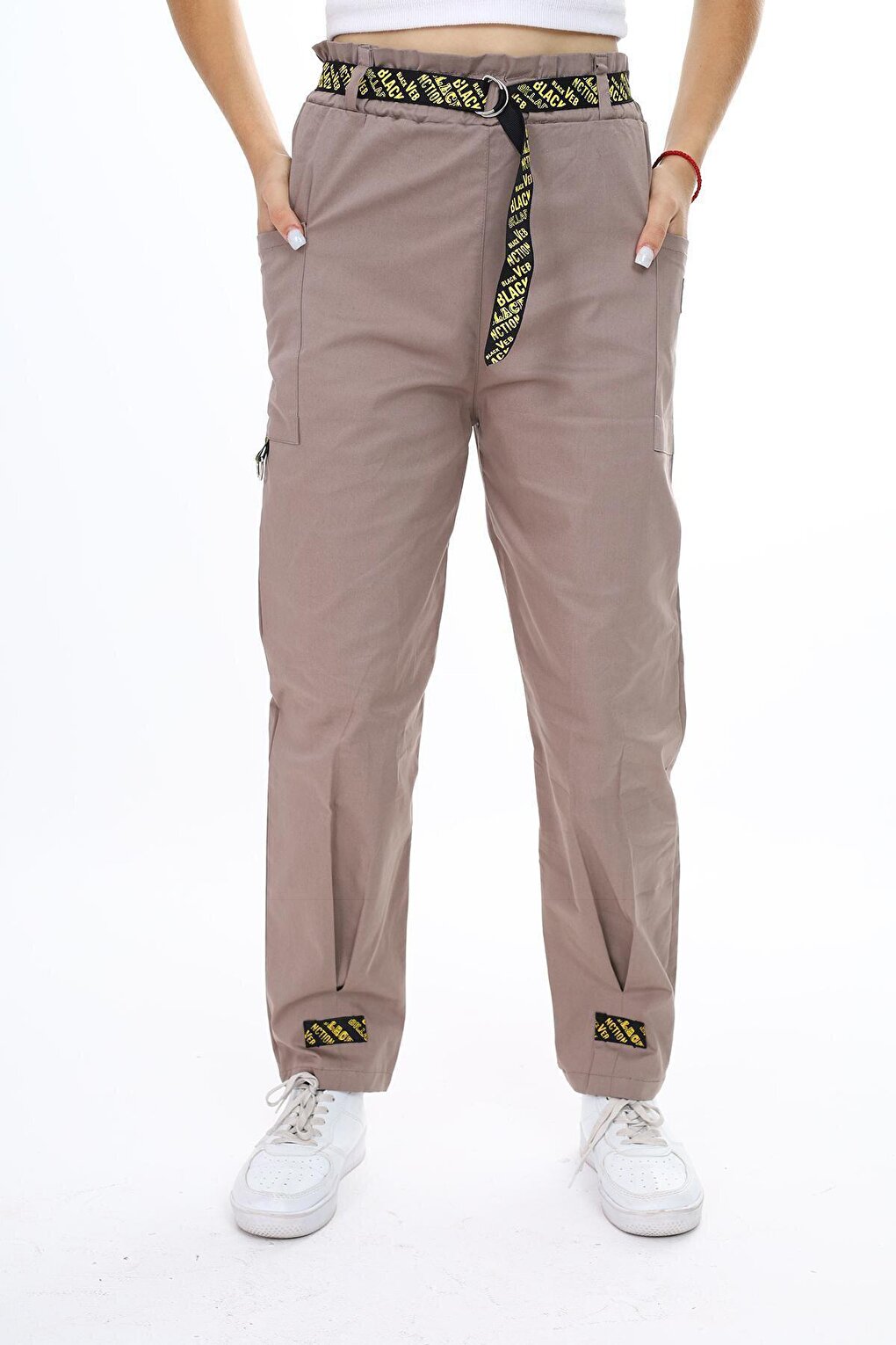 Girl's Embroidered Gabardine Trousers Age 10-16 5310