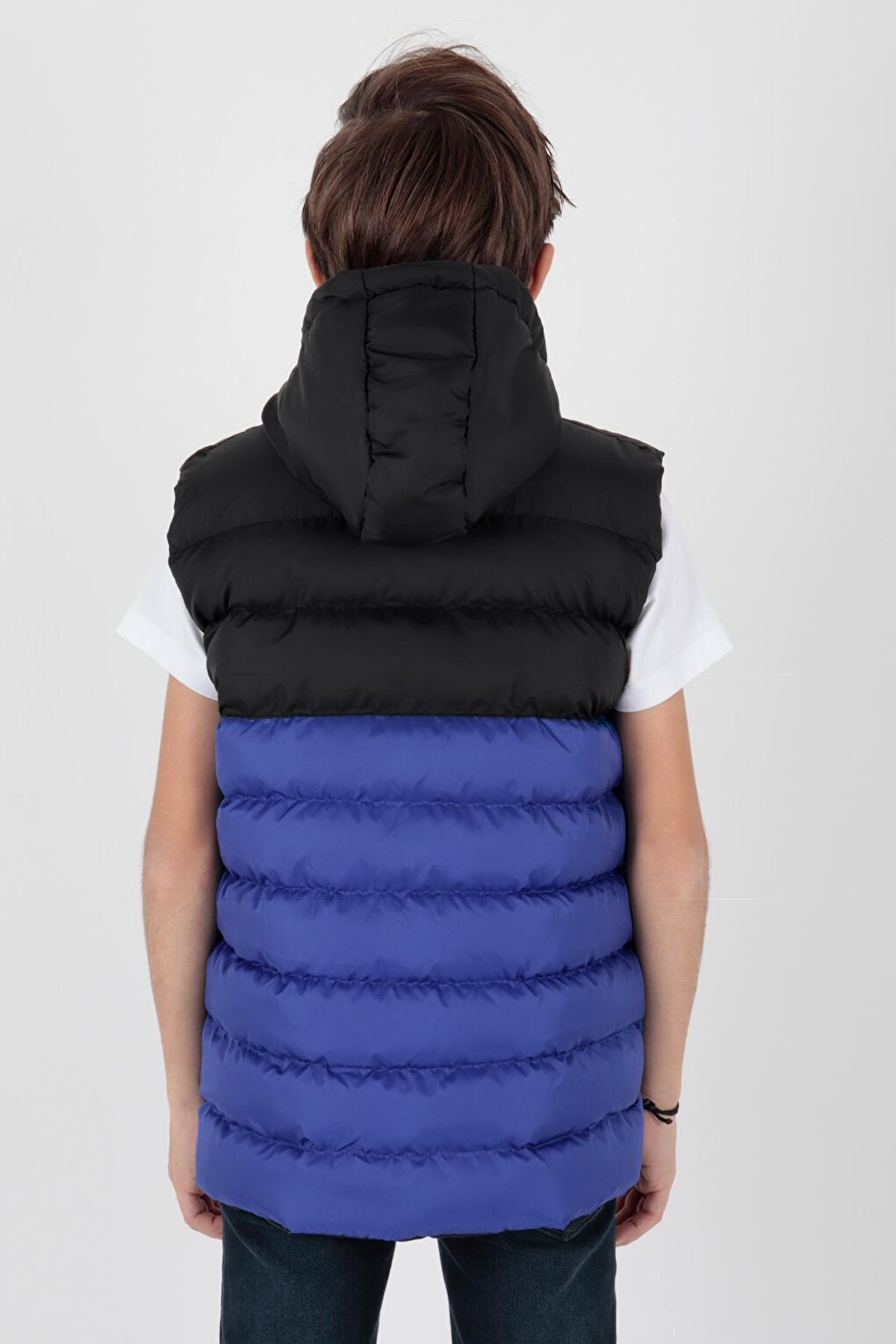 Boy's Garnished Trend Puffer Vest Ak216364