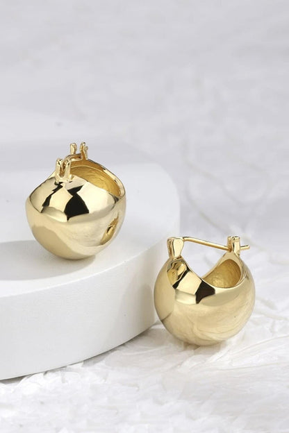 Moon Gold Earring