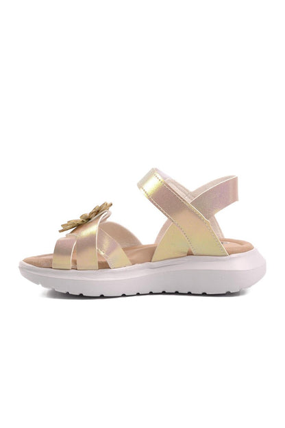 Şng 8010-P Cream Girls Sandals