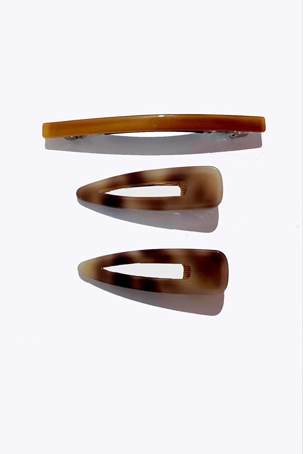 Luxury Acrylic Safari Hair Clip Pack of 3