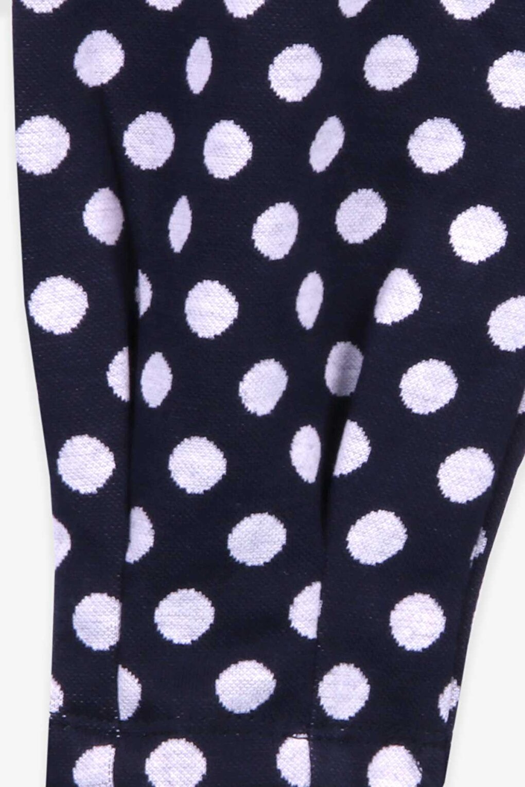 Girl's Leggings Trousers Polka Dot Pocket Navy Blue (Age 3-8)