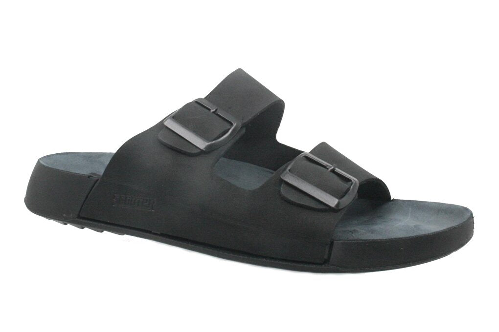 Black Men's Slippers M7013NS