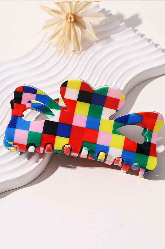 Patchwork Luxury Acetate Latch Buckle