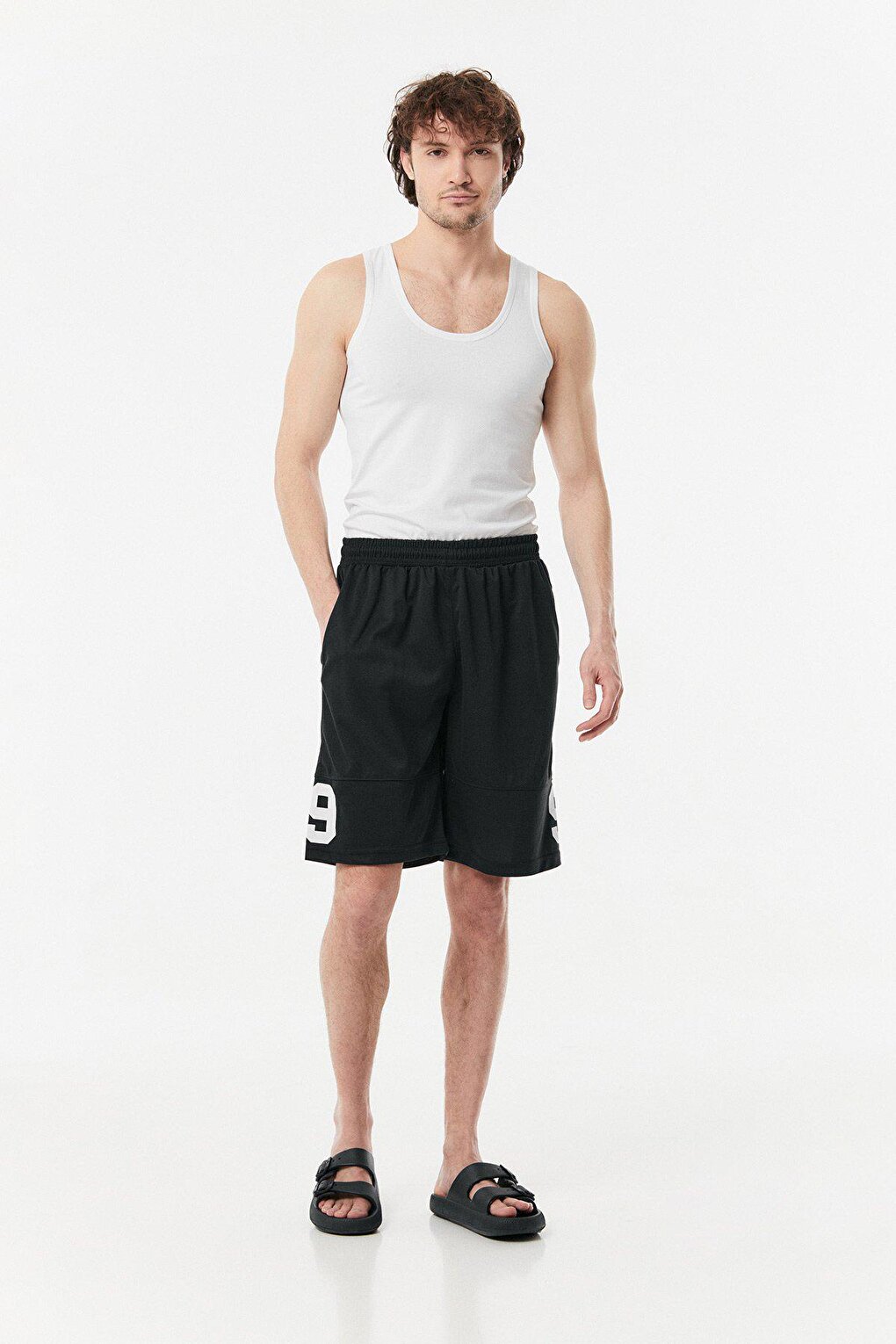 Printed Basketball Shorts