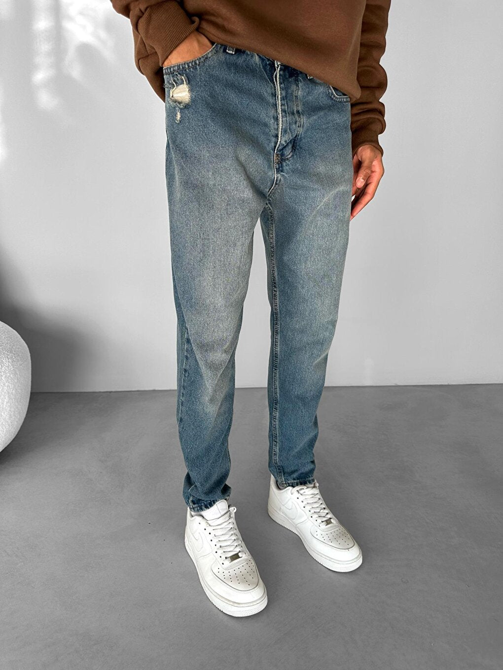 Regular Fit Jean Trousers Blue