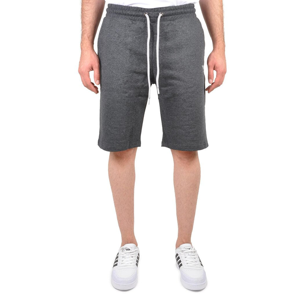 W-003 Anthracite Men's Cotton-Polyester Regular Fit Long Shorts