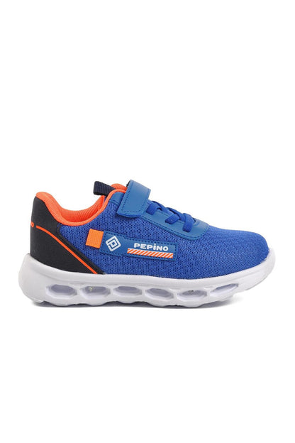 1213-P Saks-Phosphorus Orange Children's Sports Shoes