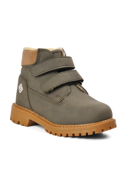 925-P Khaki Kids Boots