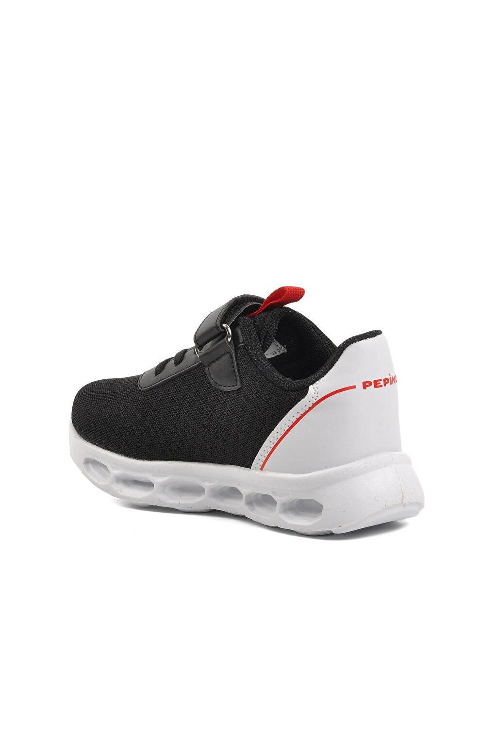 1213-P Black-White-Red Children's Sports Shoes