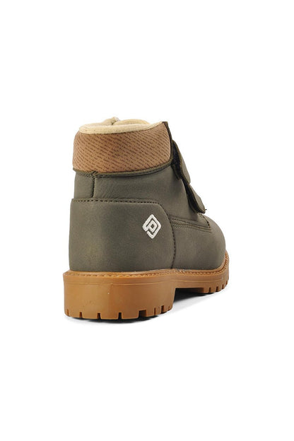 925-P Khaki Kids Boots