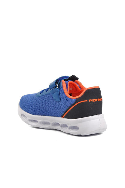 1213-P Saks-Phosphorus Orange Children's Sports Shoes