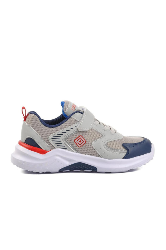 1425-F Ice-Navy Blue-Red Children's Sports Shoes