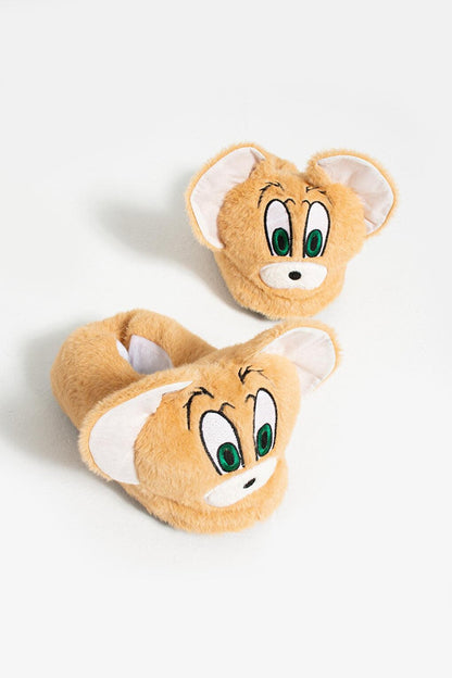 Cute Animal Figured Thermal Insole Women's Slippers P01-25-Jery