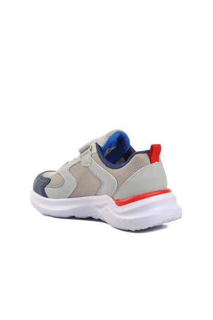 1425-F Ice-Navy Blue-Red Children's Sports Shoes