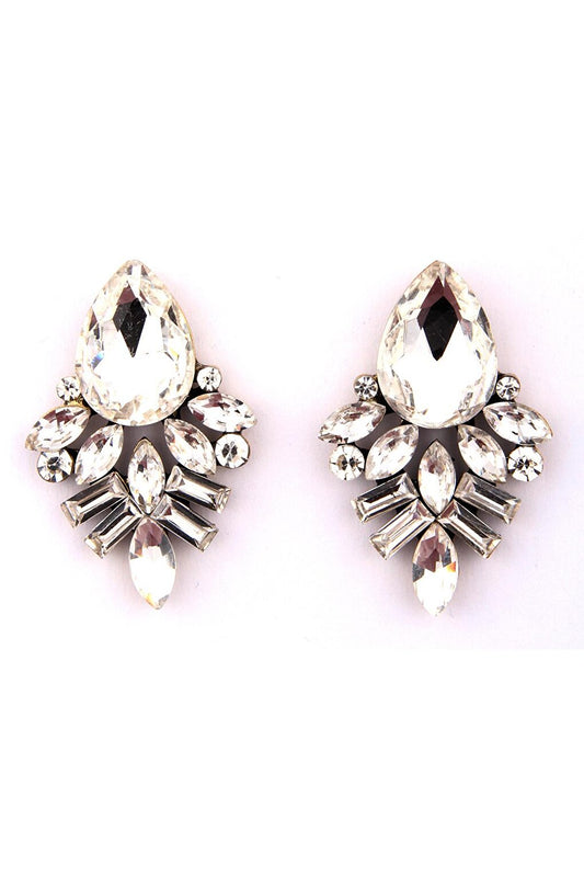 Crystal Stone Drop Earrings