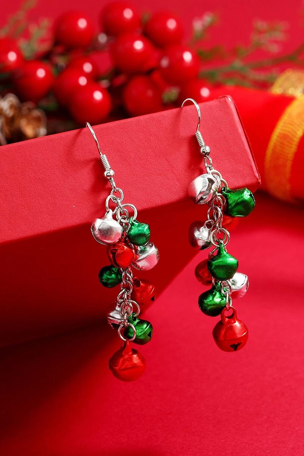 Christmas Rattle Earring