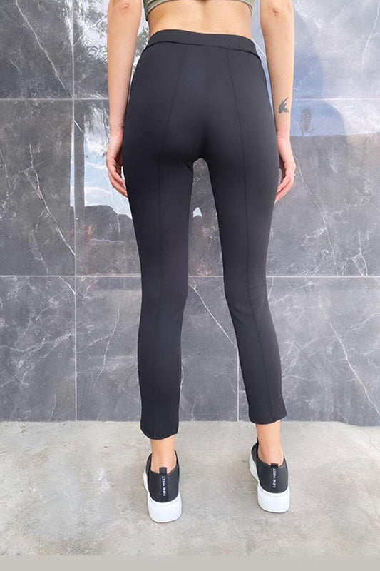 Women's Black Lycra Jockey Leggings Trousers