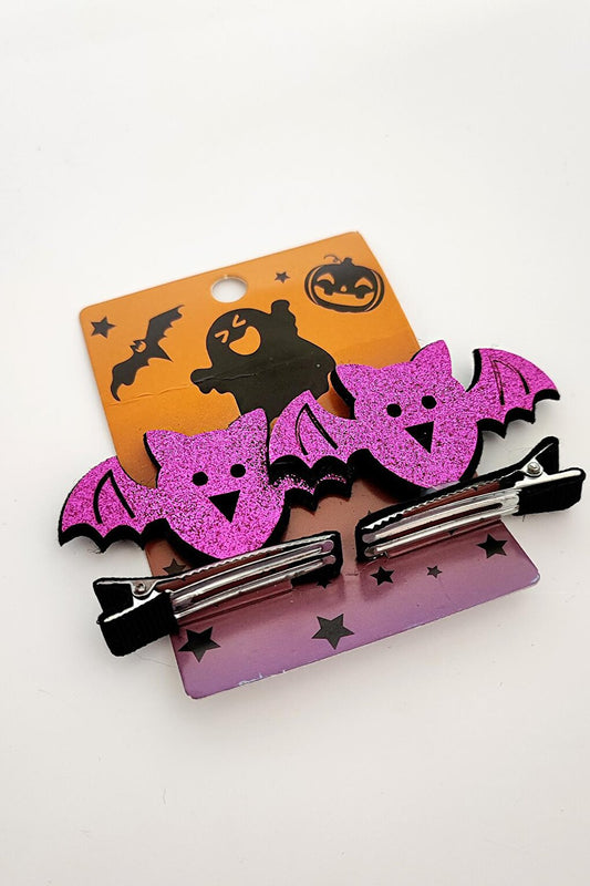 Halloween Halloween Pink Bat Vertical Buckle Set of 2