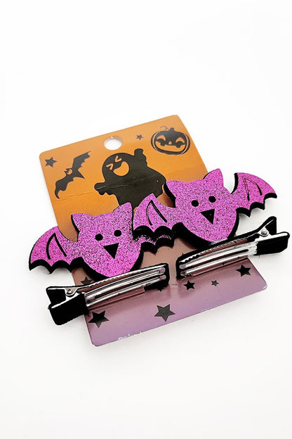 Halloween Halloween Pink Bat Vertical Buckle Set of 2