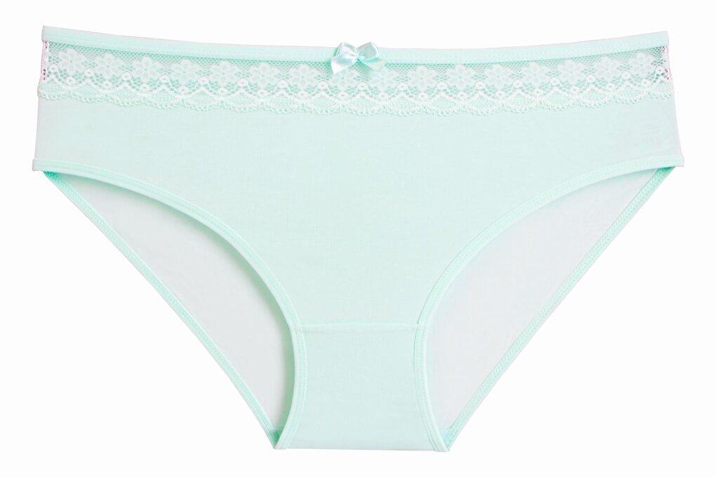 Women's Panties 5 Pack Lycra Lace Cotton