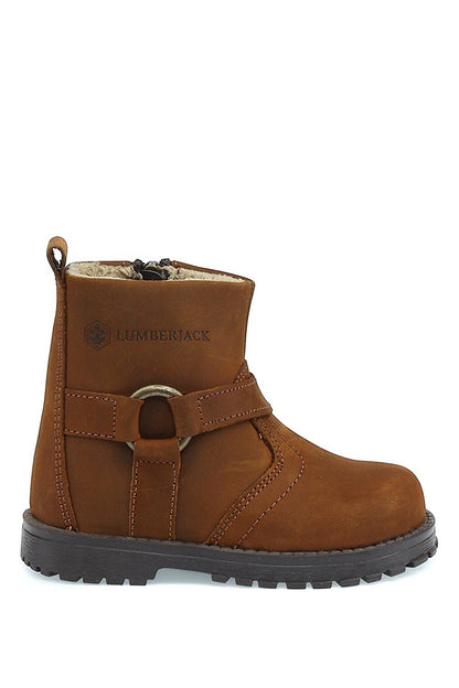 LAST 1PR Cinnamon Boy Biker Boots