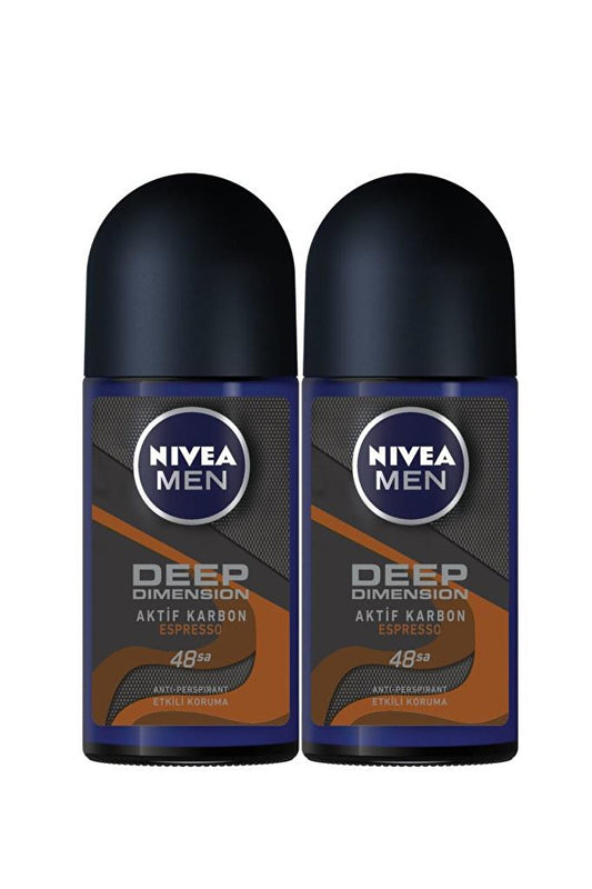 Men's Roll On Deodorant Espresso 50 ml 2-pack