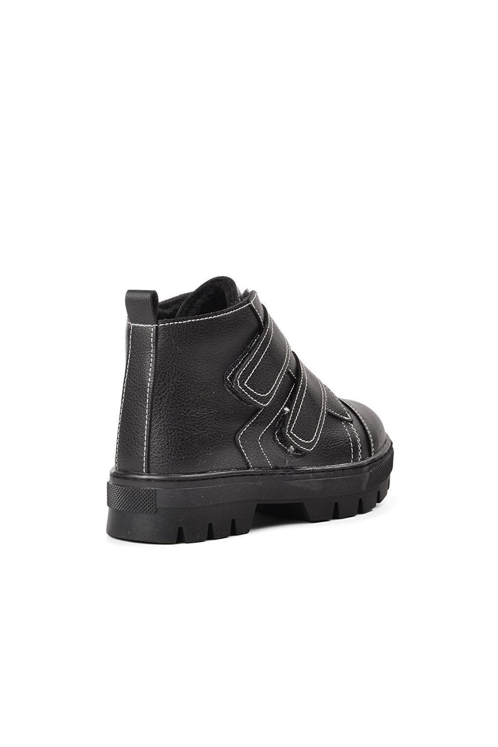 Arz 2301004-F Black Shearling Children's Boots