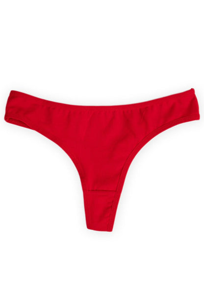 Ecru Ho Ho Ho 3-Piece Cookie Thong Panties with Headphones