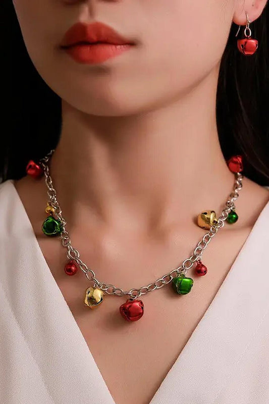 Colorful Christmas Rattle Necklace