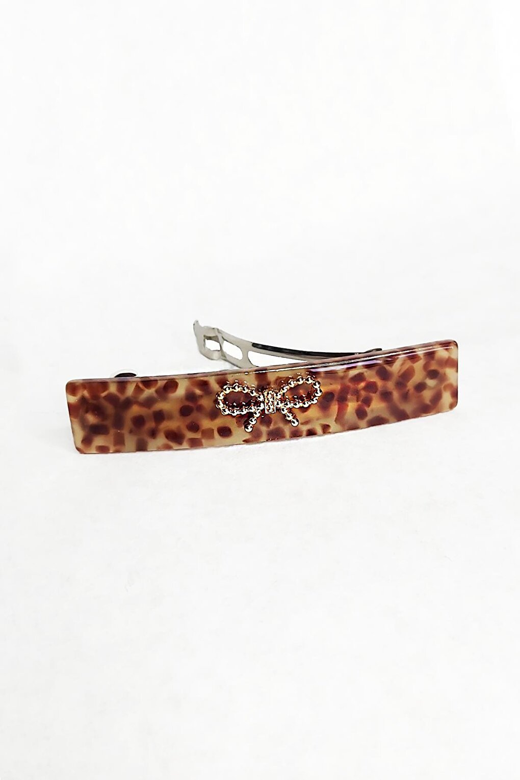 Bow Leopard Automatic Bow Buckle