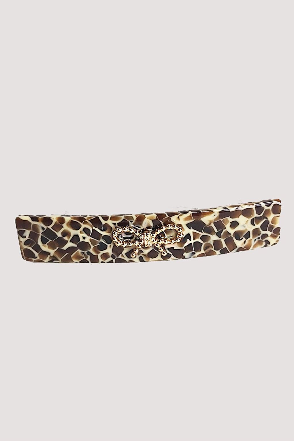 Bow Leopard Automatic Bow Buckle