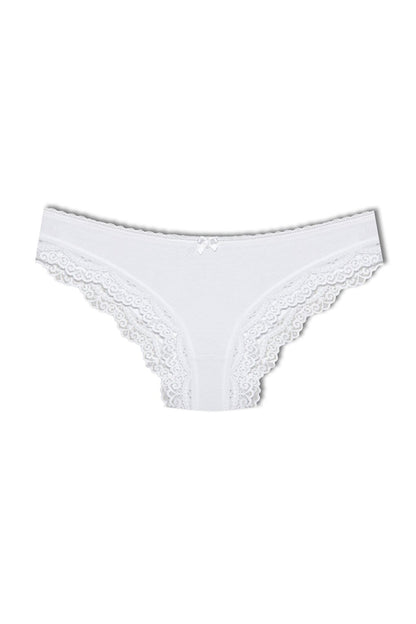 Cotton Low Waist Lace Basic Women's Panties 5-pack