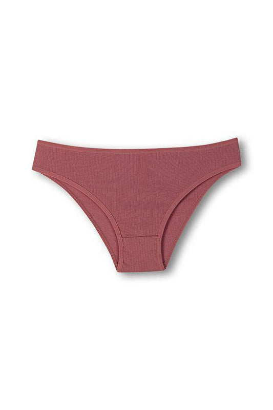 Cotton Ribbed Textured Slip Women's Panties