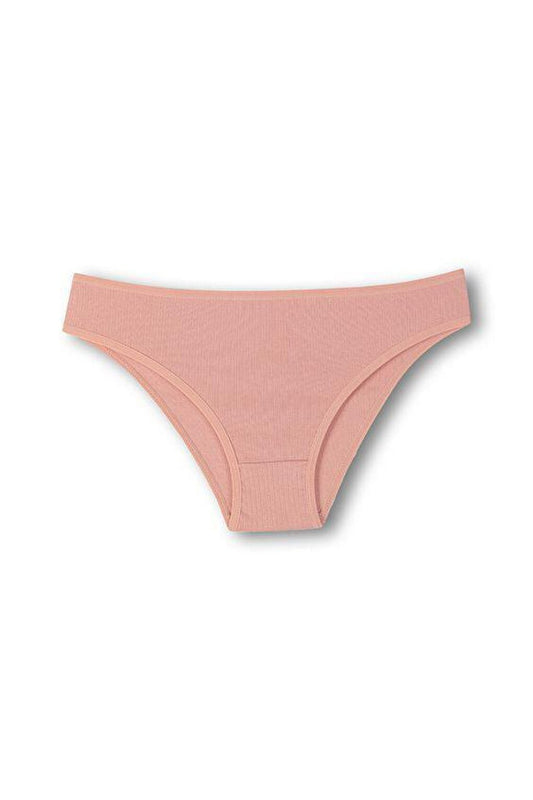 Cotton Ribbed Textured Slip Women's Panties