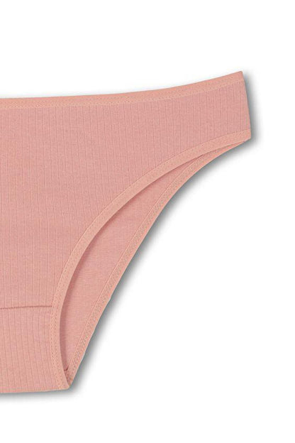 Cotton Ribbed Textured Slip Women's Panties