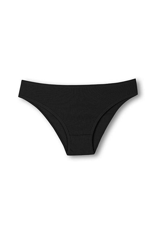 Cotton Ribbed Textured Slip Women's Panties