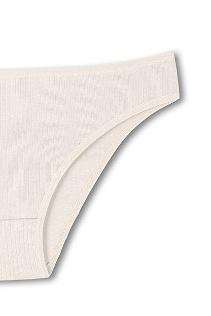 Cotton Ribbed Textured Slip Women's Panties