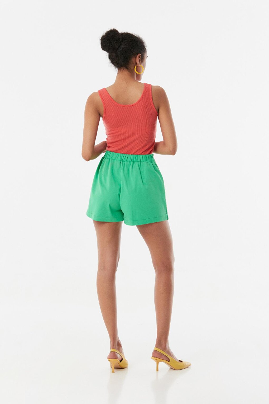 Basic Side Zipper Shorts Skirt