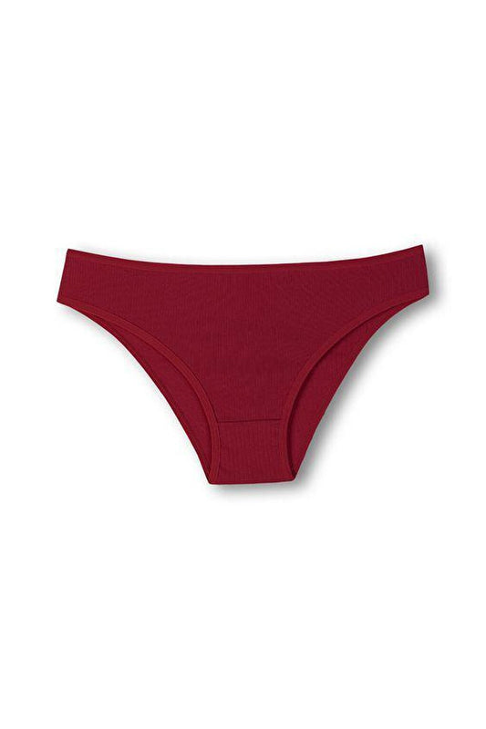 Cotton Ribbed Textured Slip Women's Panties