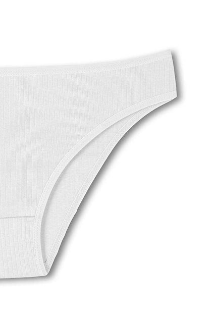 Cotton Ribbed Textured Slip Women's Panties