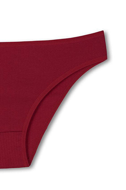 Cotton Ribbed Textured Slip Women's Panties