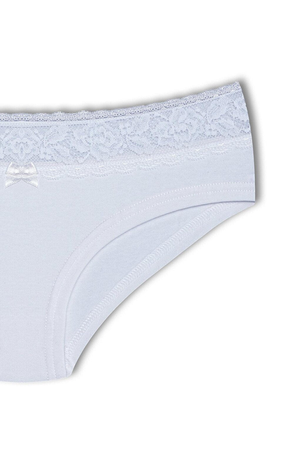 Cotton Waist Lace Detailed Hipster Women's Panties Set of 2