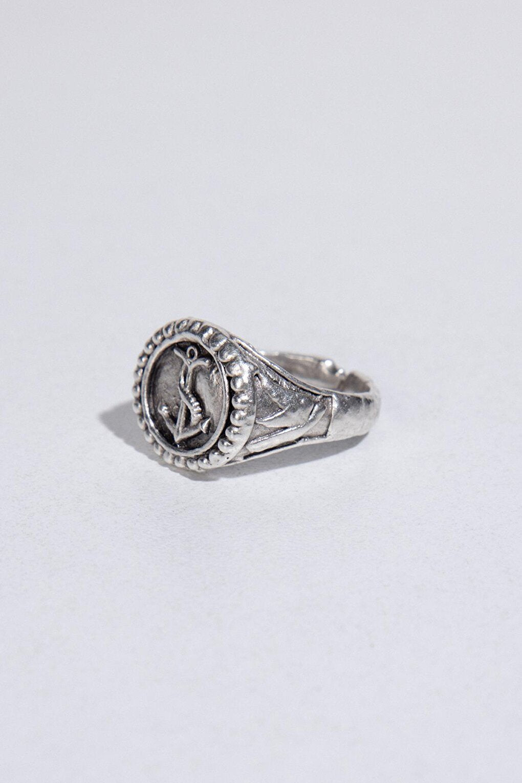 Silver Color Men's Ring