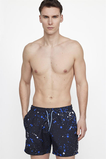 Men's Marine Multicolored Shorts