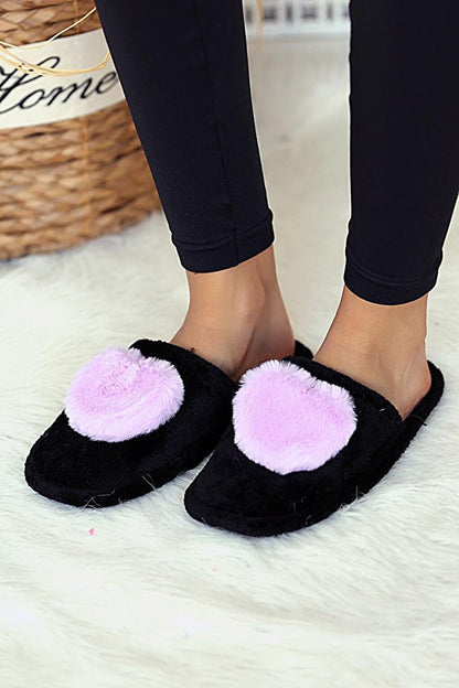 Heart Thermal Sole Women's House Slippers 001-76-21